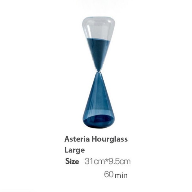 Asteria Hour Glass | Jam pasir | Dekorasi - 60 Min