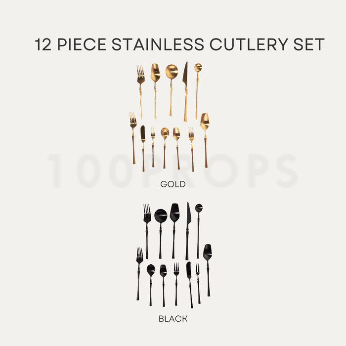 The Victoria Windsor Collection: 12-Piece Stainless Cutlery Set