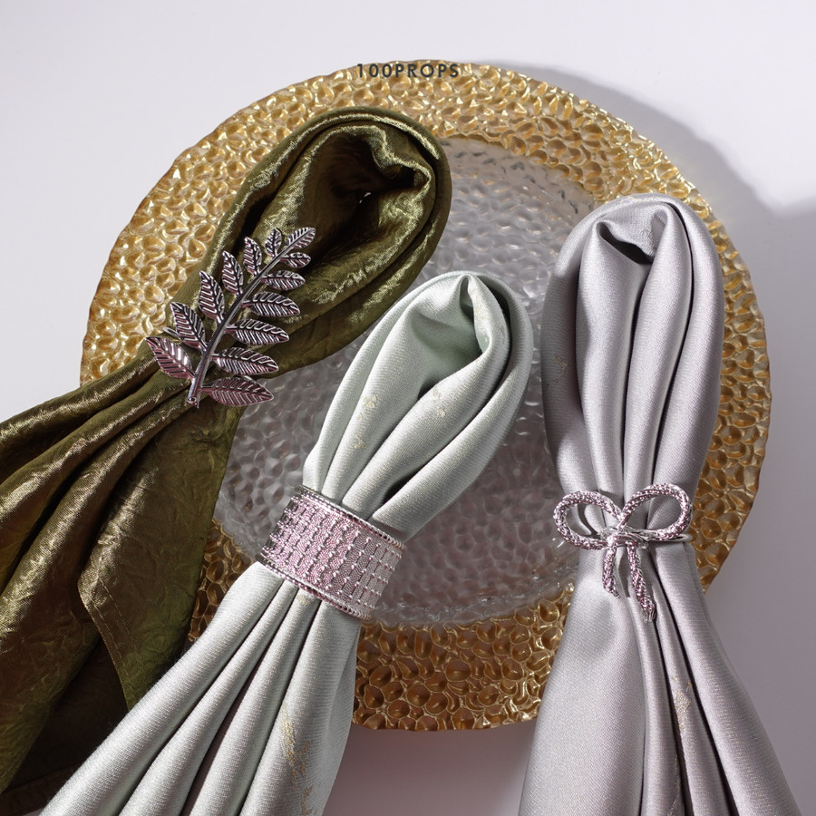 Silver Napkin Serviette Ring Tableware Decoration