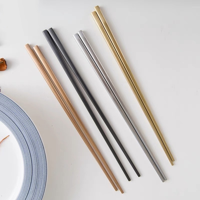 Stainless gold chopsticks/Sumpit emas stainless/Sumpit Mewah