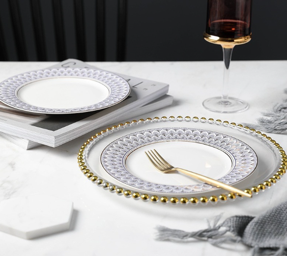 Fine Dining Set Moroccan/ Dinner Set Plate/ Piring Makan/ Fine Dining