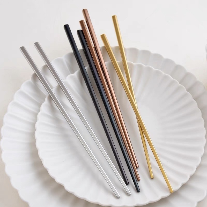 Stainless gold chopsticks/Sumpit emas stainless/Sumpit Mewah