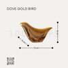 Dove Gold Bird | Pajangan Burung