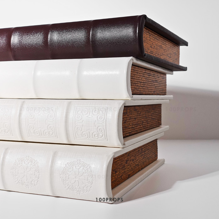 Flory Lily American Wood Dummy Synthetic Leather Storage Book Decor Home Accessories