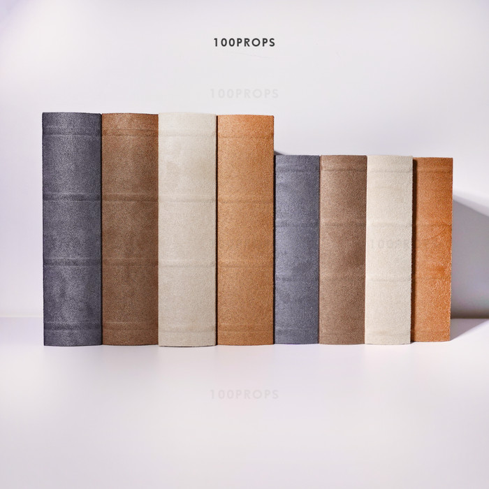 Riana Suede Dummy Book Decor Fabric Decor Home Accessories