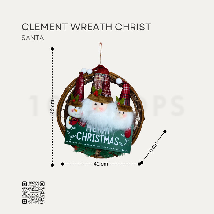 Clement Wreath christmas Decoration