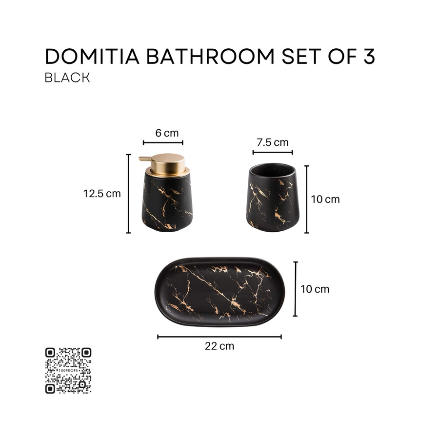Domitia Bathroom Set of 3