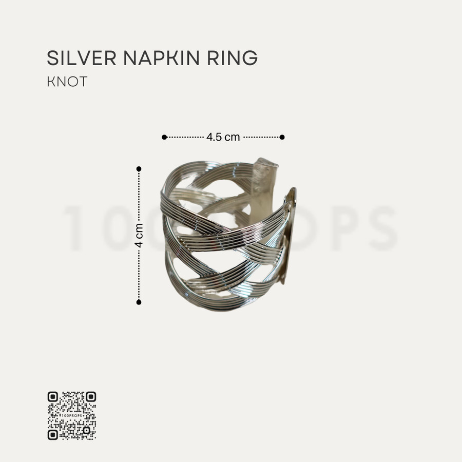 Silver Napkin Serviette Ring Tableware Decoration