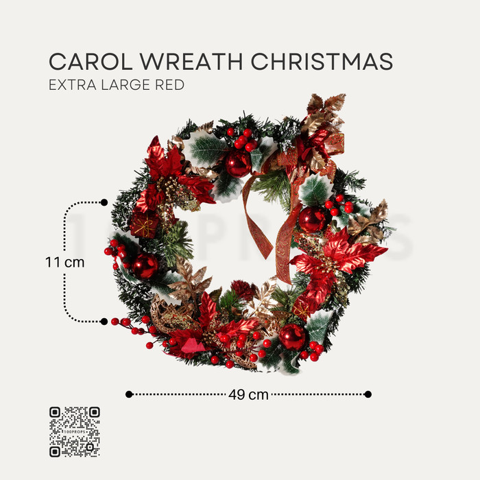 Carol Wreath christmas Decoration