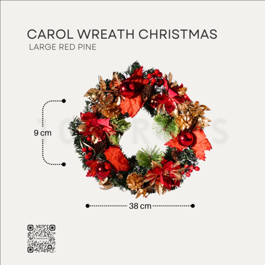 Carol Wreath christmas Decoration