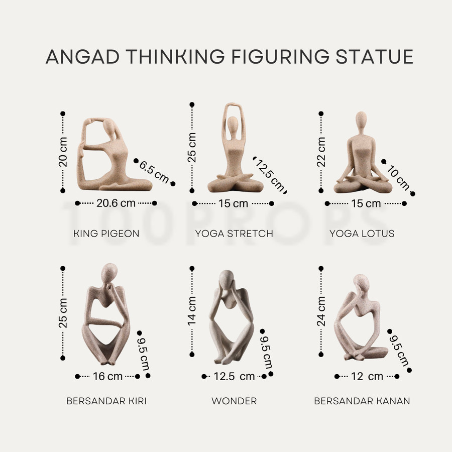Angad Thinking Figuring Statue/Resin Statue/Homedecor Sculpture