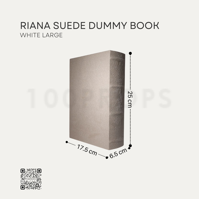 Riana Suede Dummy Book Decor Fabric Decor Home Accessories