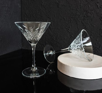 Bond Martini Crystal Glass | Gelas Kristal Minum