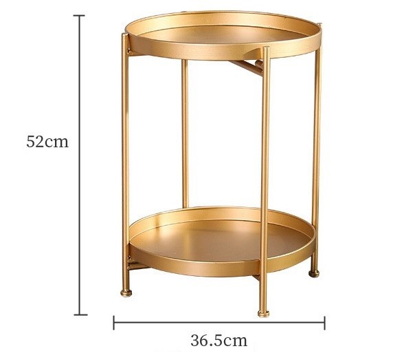 Arlo Double Tier Side Table / Nakas / Coffee table/ Meja Tamu - Putih