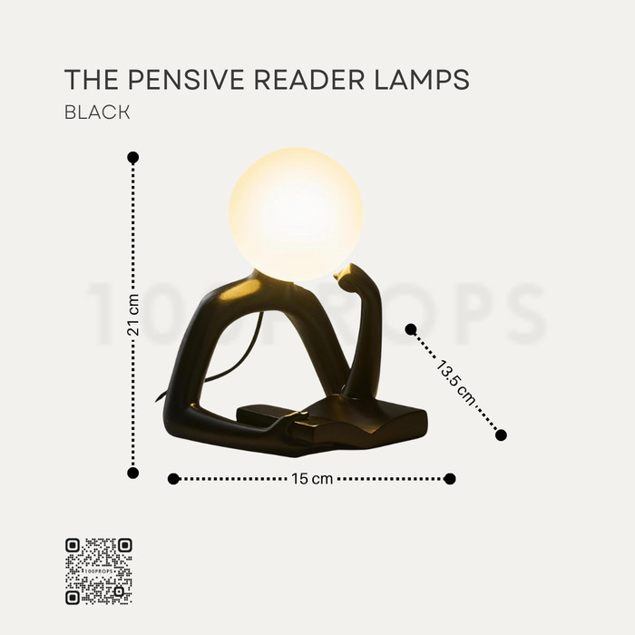 The Pensive Reader Lamps Decoration