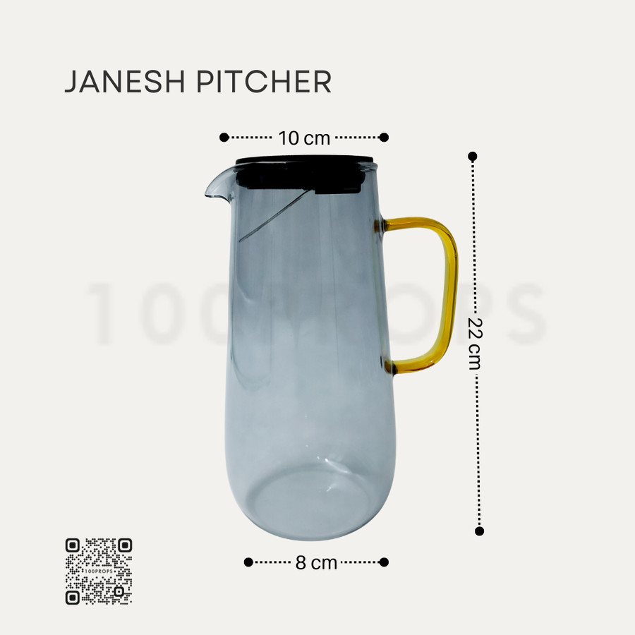 Pitcher Glass / Pot Kaca / Teko Kaca Botol Kulkas