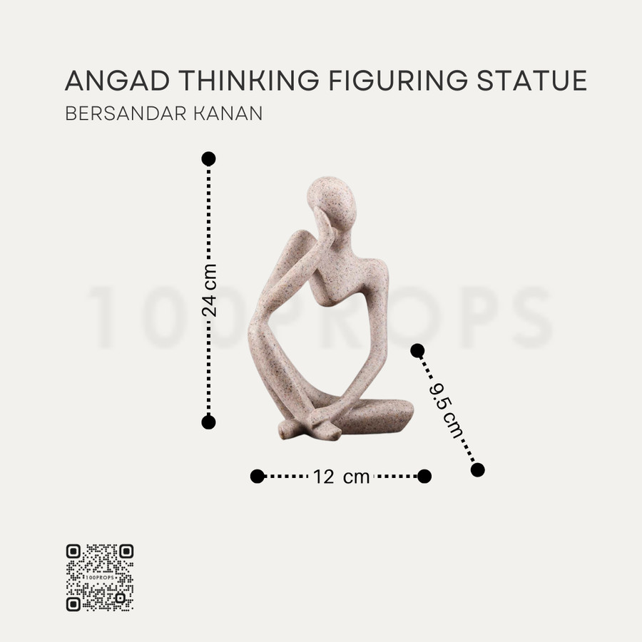 Angad Thinking Figuring Statue/Resin Statue/Homedecor Sculpture