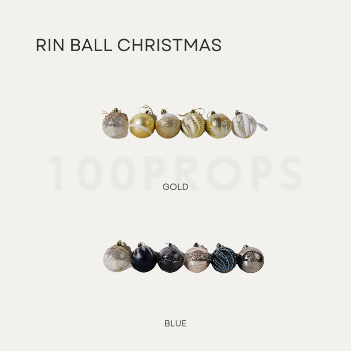 Rin ball christmas decoration set of 30