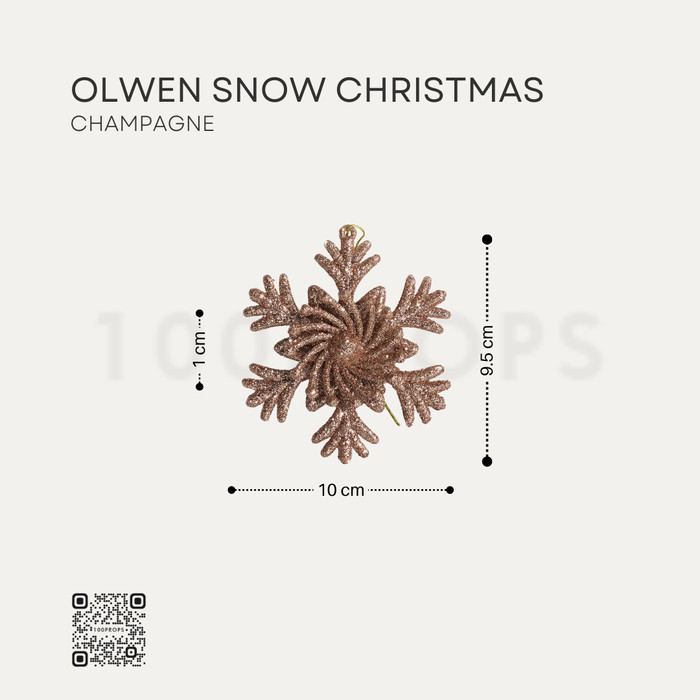 Olwen Snow christmas decoration