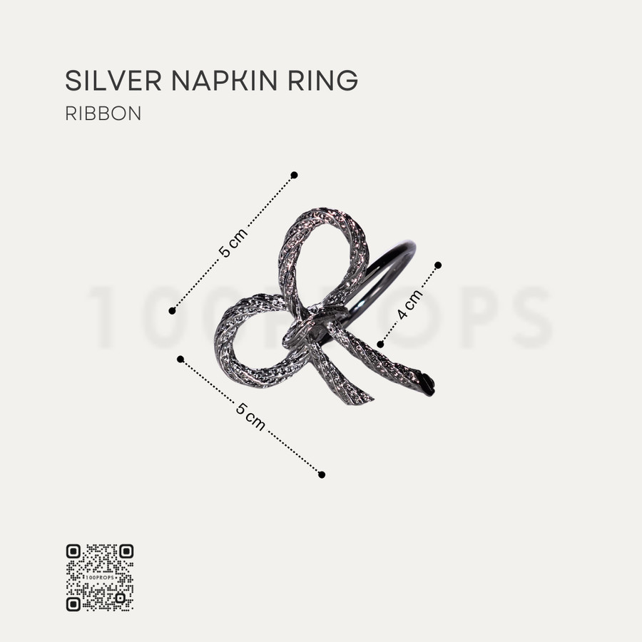 Silver Napkin Serviette Ring Tableware Decoration