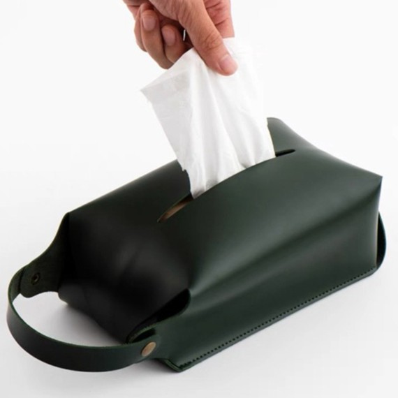 Moraine Tissue Box | Tempat Tisu | Holder | Organizer - Green