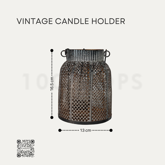 vintage candle holder decoration