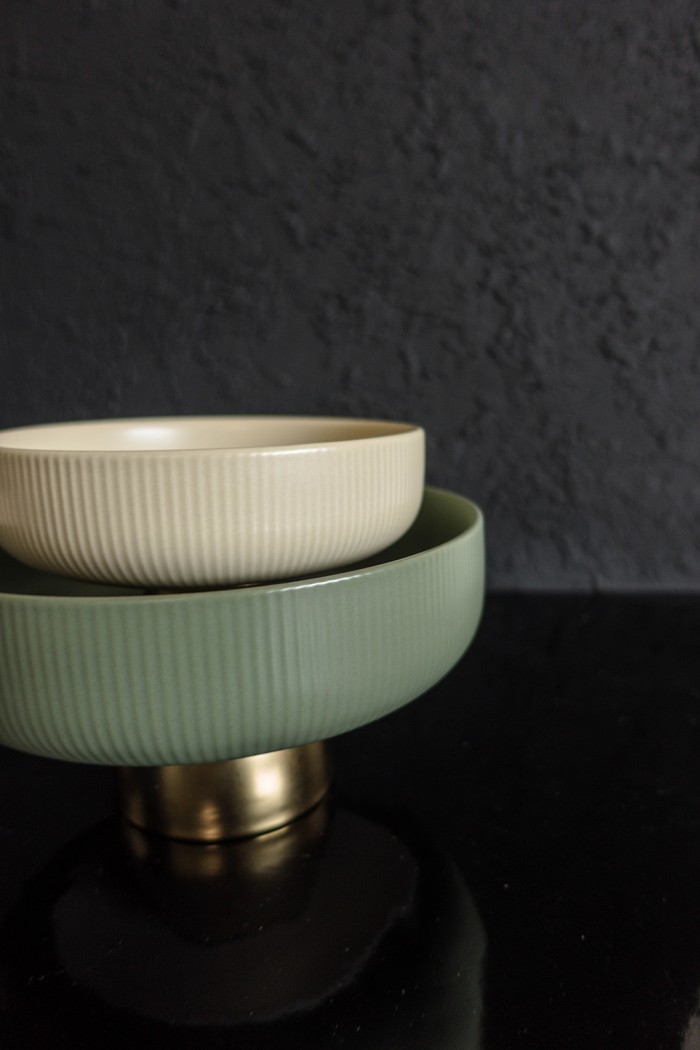 Hailey Bowl | Tray Platform Ceramic | Tempat Buah | Basket