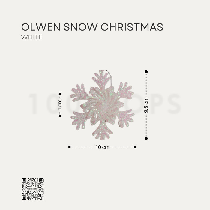 Olwen Snow christmas decoration