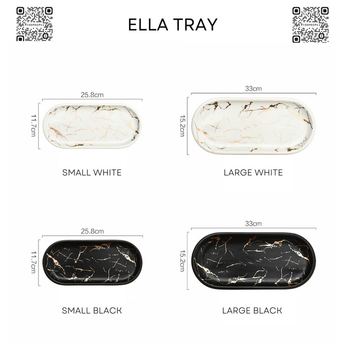 Ella Marble Tray Organizer Decoration