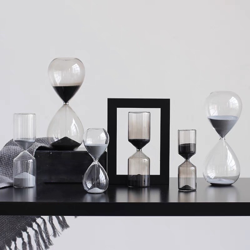 Agna Sand Hourglass | Jam Pasir Kaca Dekorasi Ruangan | Pajangan Meja