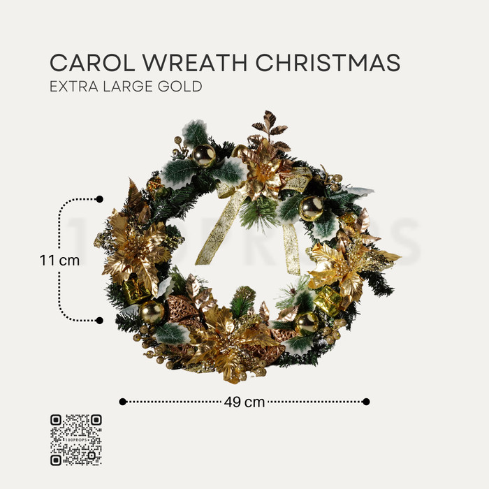 Carol Wreath christmas Decoration