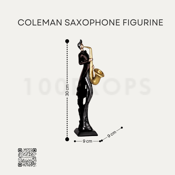 Coleman Saxophone Figurine