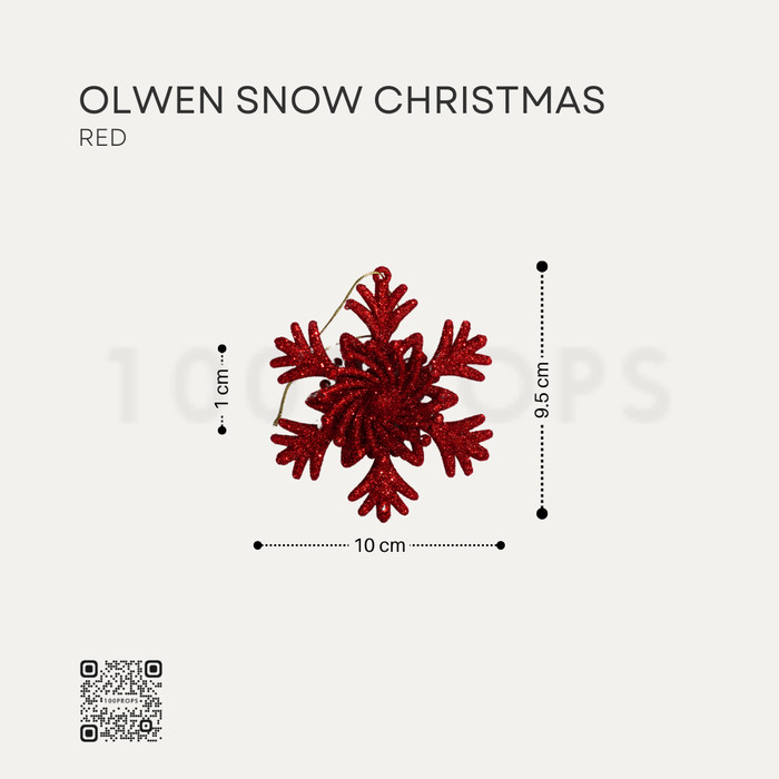 Olwen Snow christmas decoration