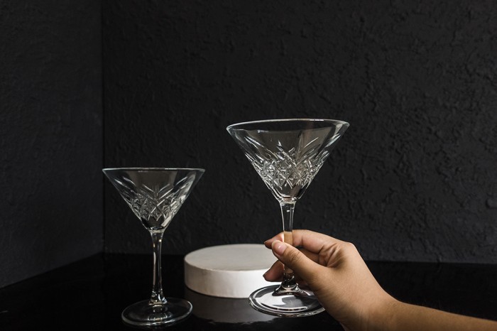 Bond Martini Crystal Glass | Gelas Kristal Minum