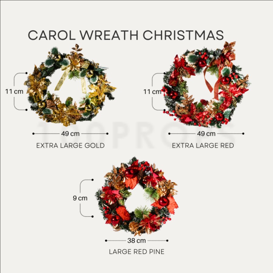 Carol Wreath christmas Decoration