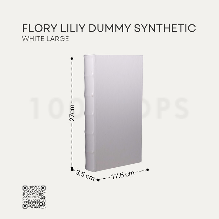 Flory Lily American Wood Dummy Synthetic Leather Storage Book Decor Home Accessories