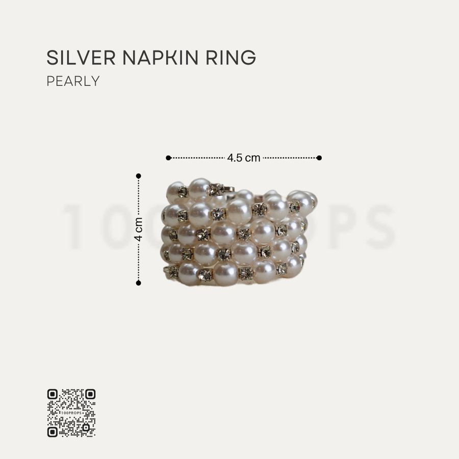 Silver Napkin Serviette Ring Tableware Decoration