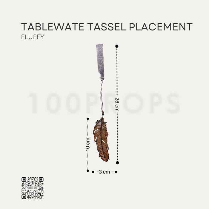 Tableware Tassel Decor Placement Accessories