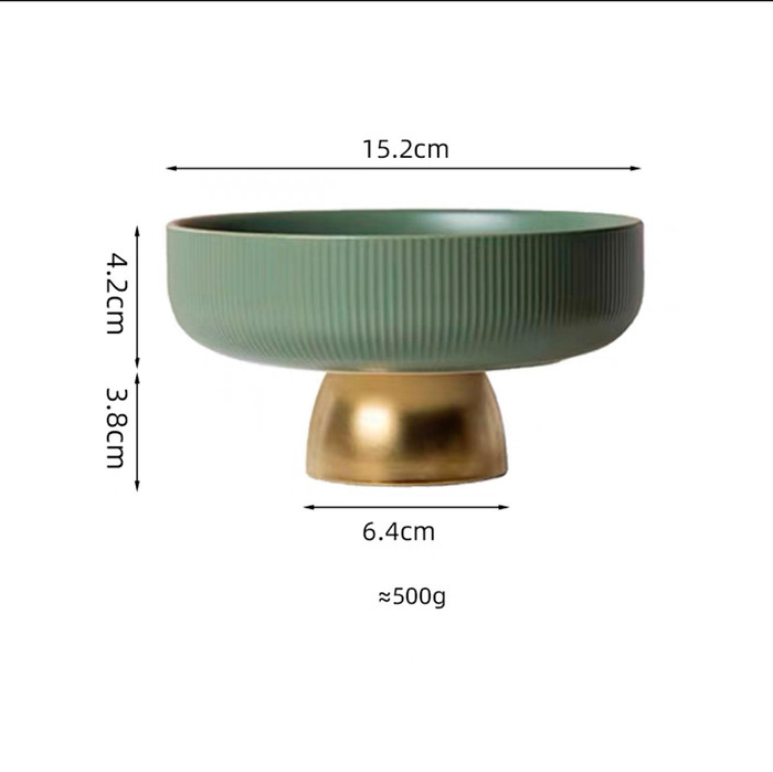 Hailey Bowl | Tray Platform Ceramic | Tempat Buah | Basket