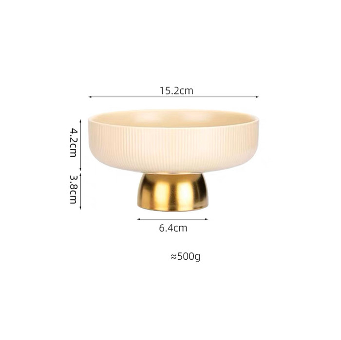 Hailey Bowl | Tray Platform Ceramic | Tempat Buah | Basket