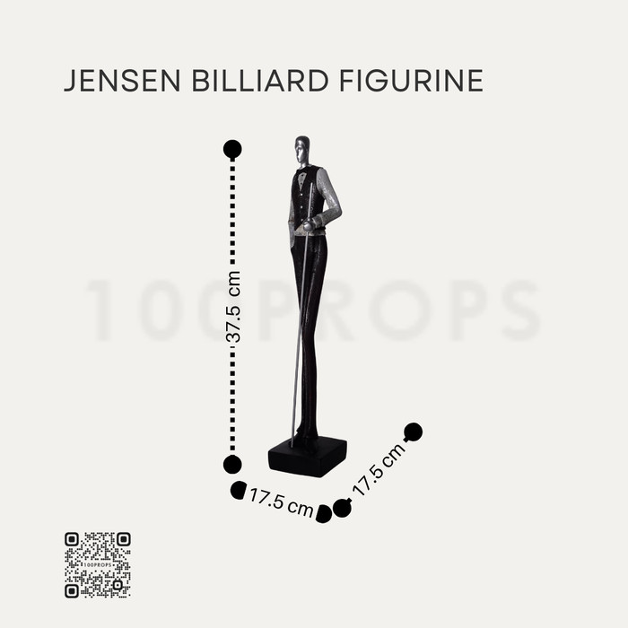 Jensen and Cesper Billiard Figurine