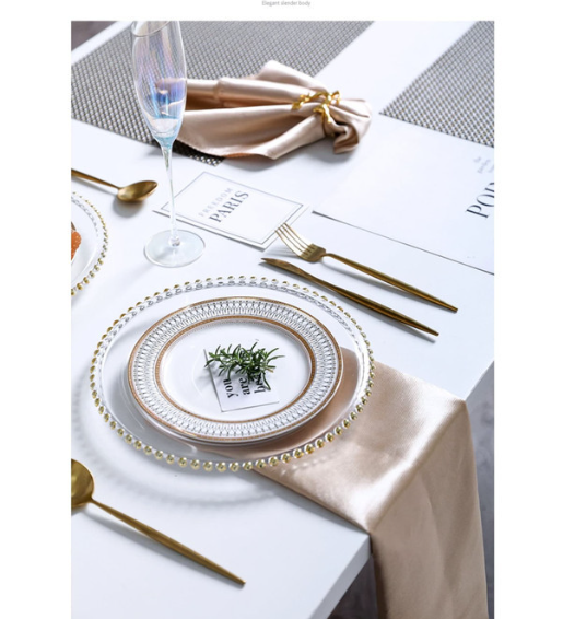 Fine Dining Set Moroccan/ Dinner Set Plate/ Piring Makan/ Fine Dining