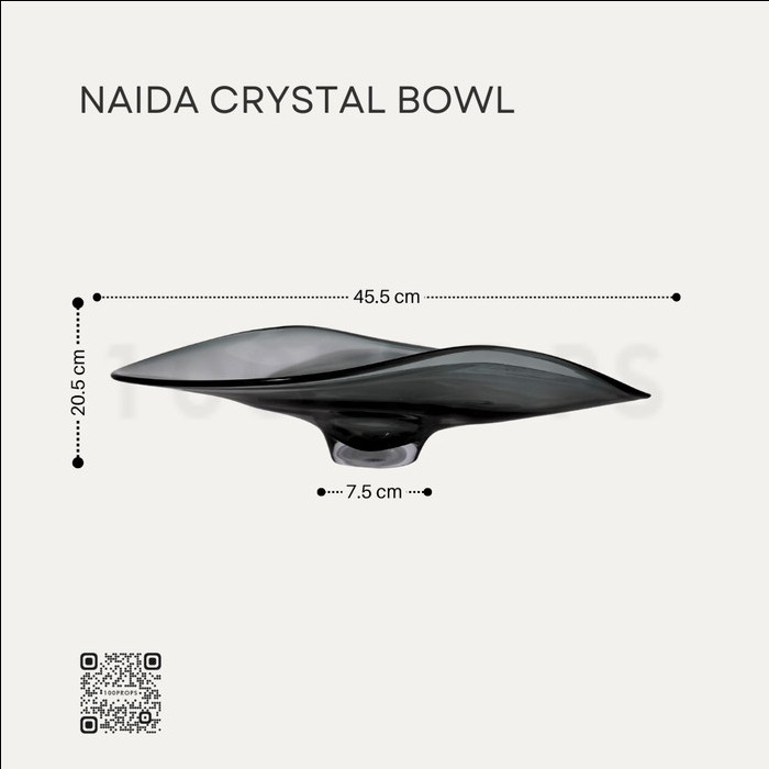 Naida Crystal Bowl Decoration