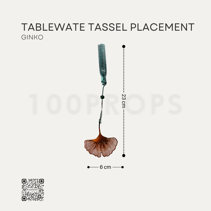 Tableware Tassel Decor Placement Accessories
