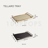 Tellaro Tray | Nampan Organizer Meja - Black