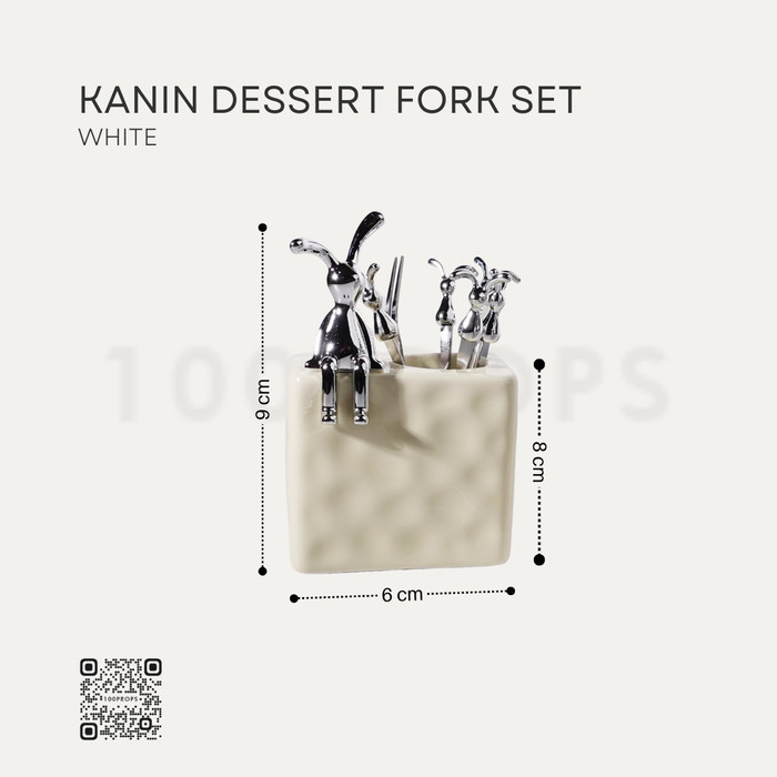 Dessert Fork Set with Holder