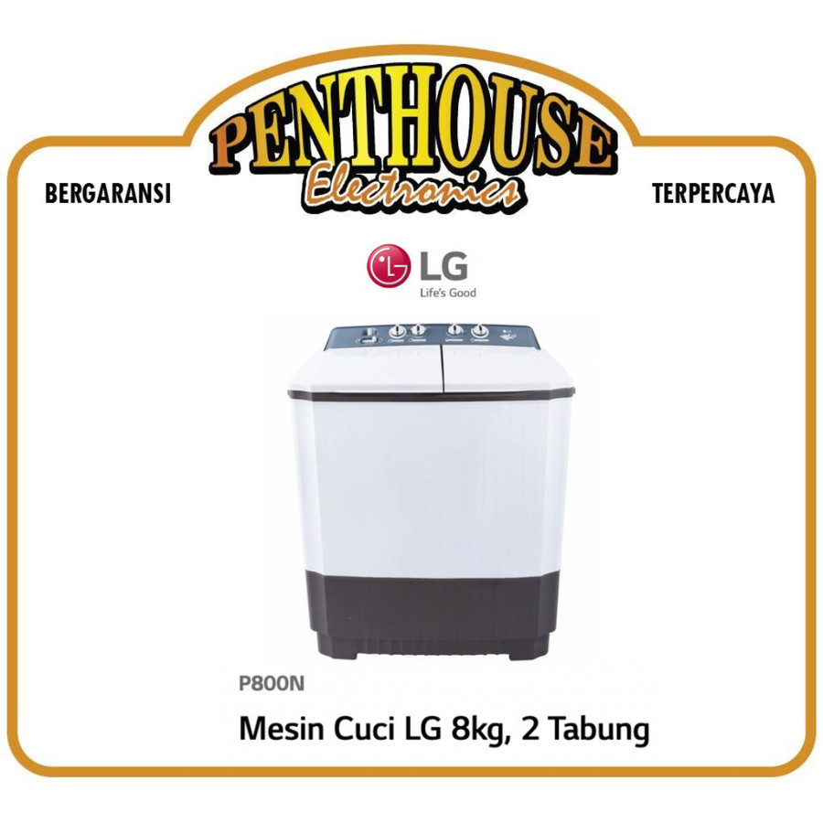 LG Mesin Cuci 2 Tabung 8KG P 8000N / P8000N / P 8000 N