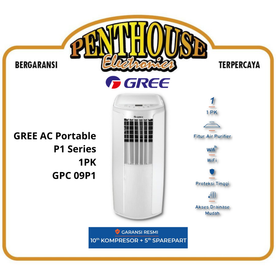GREE GPC09P1 AIR CONDITIONER PORTABLE 1 PK
