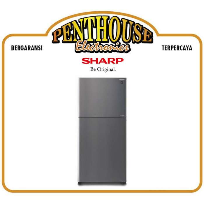 Sharp Kulkas 2 Pintu SJ-IG962PM-SL / SJIG962PMSL J-Tech Inverter