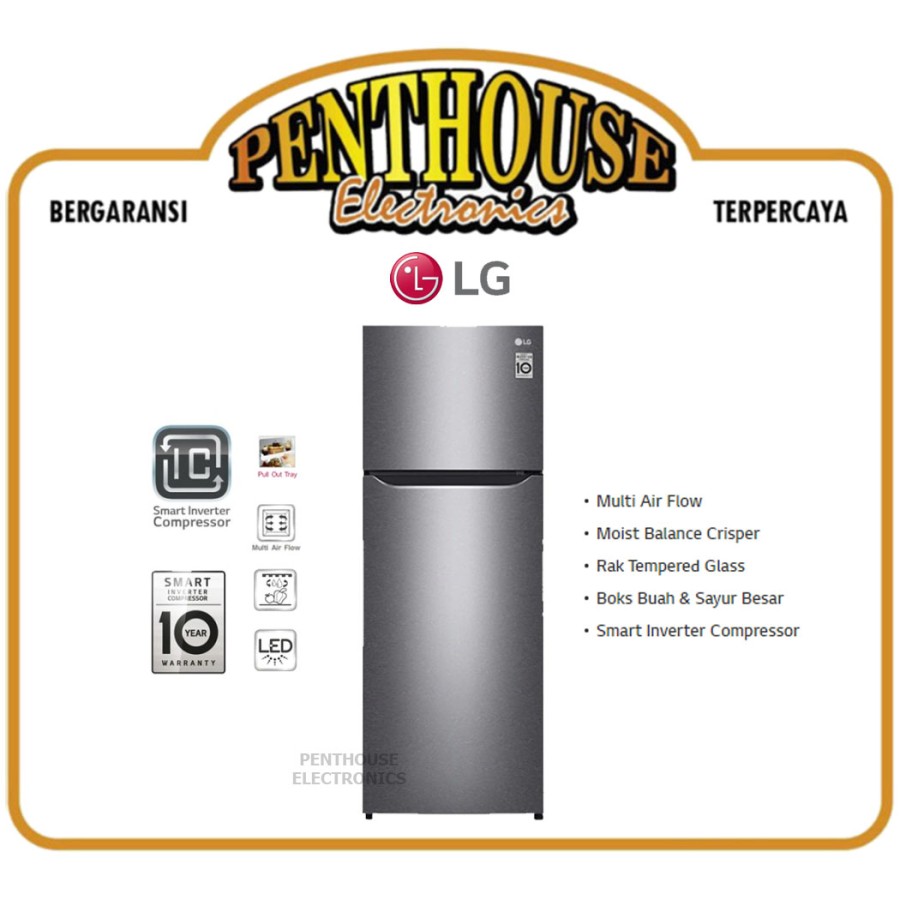 LG Kulkas 2 Pintu GN-B215SQMT / GNB215SQMT / GNB 215 SQMT
